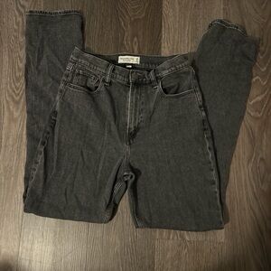 Abercrombie & Fitch Women's High Rise Gray Jeans